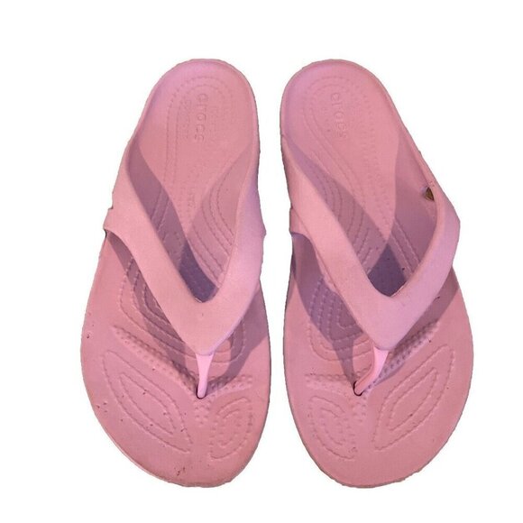 Crocs Women’s Kadee II Flip Flops, Sandals for Women Orchid 8 Purple Summer - Picture 1 of 9